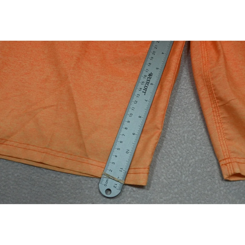 Hurley Board Shorts Mens 30 Orange Yellow Ombre Gradient Logo Swim Trunks EUC